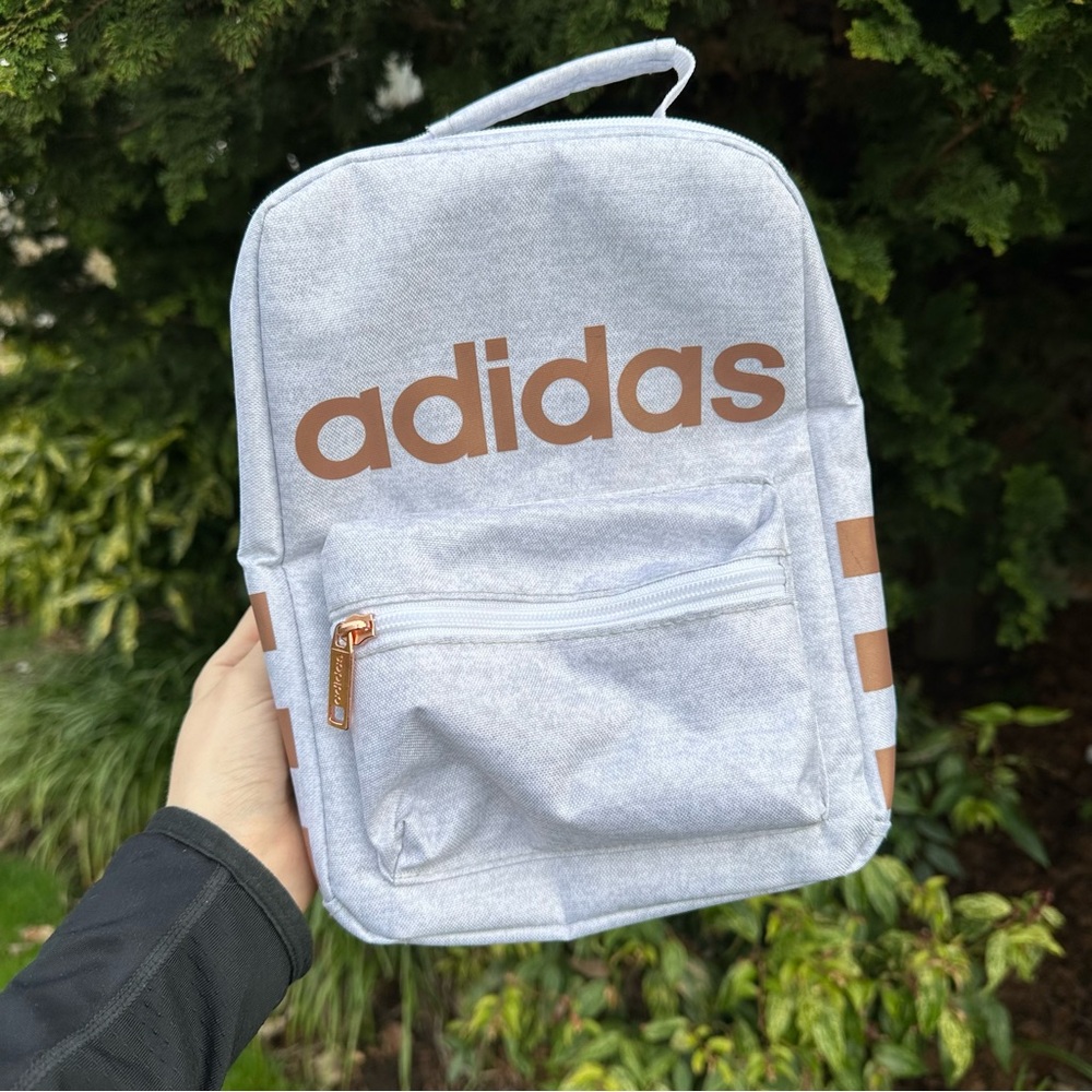 Adidas Santiago Insulated Lunch Bag Mini Backpack Shape | School, Work, Sports